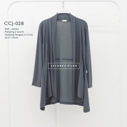 CCj-028 Cardigan jersey Lengan panjang